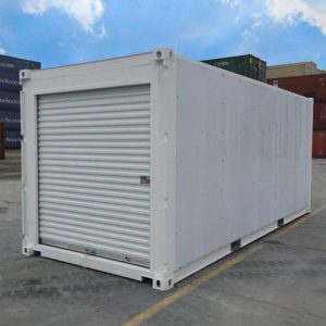 20 fit role up door container